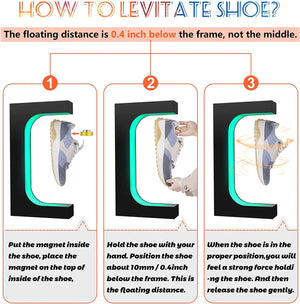 Levitating Led Shoe Display Stand